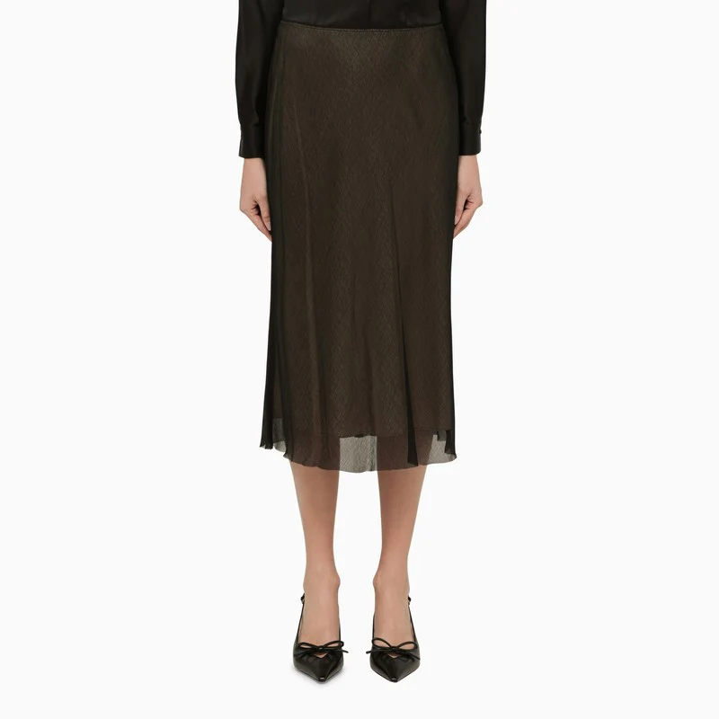 Vince Women's And Viscose Midi Skirt