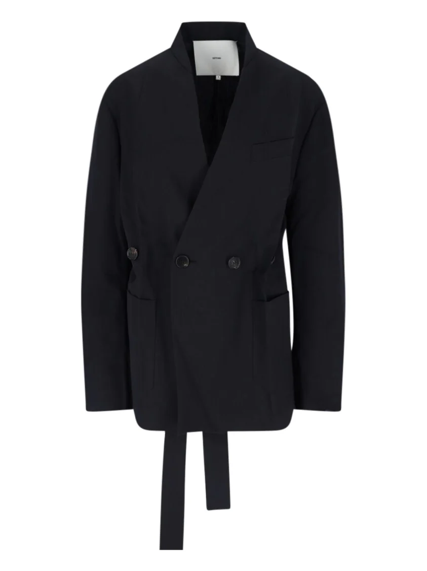 Double-Breasted Blazer – Navy