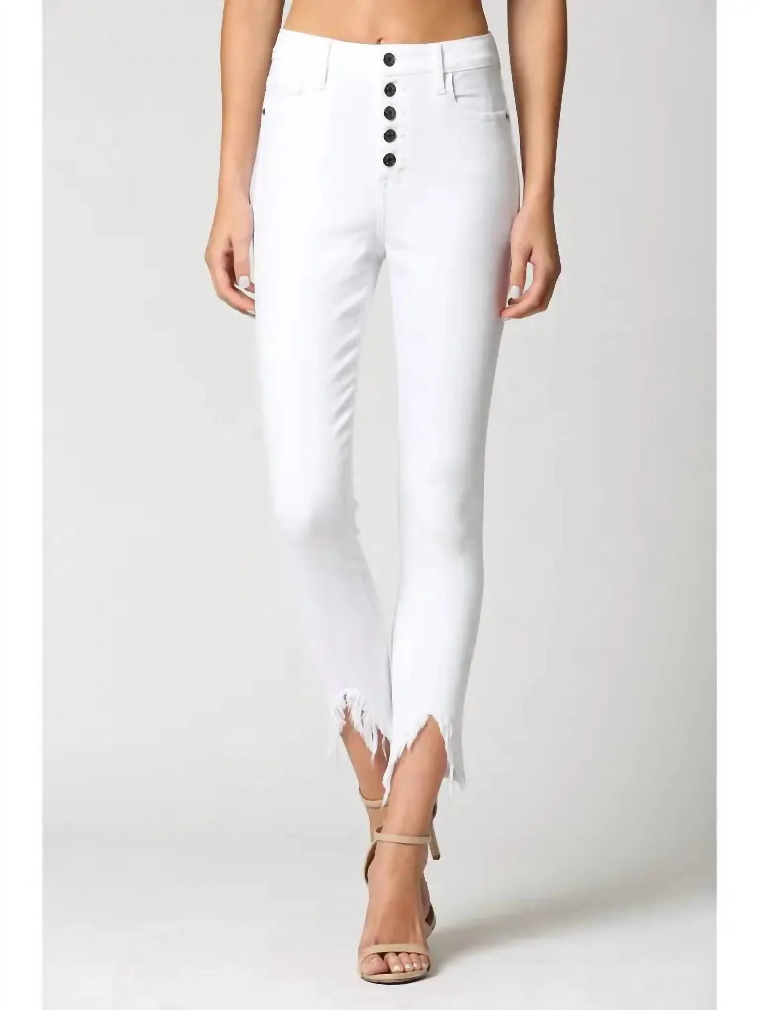 Women's Caroline High Rise Skinny Jeans In White