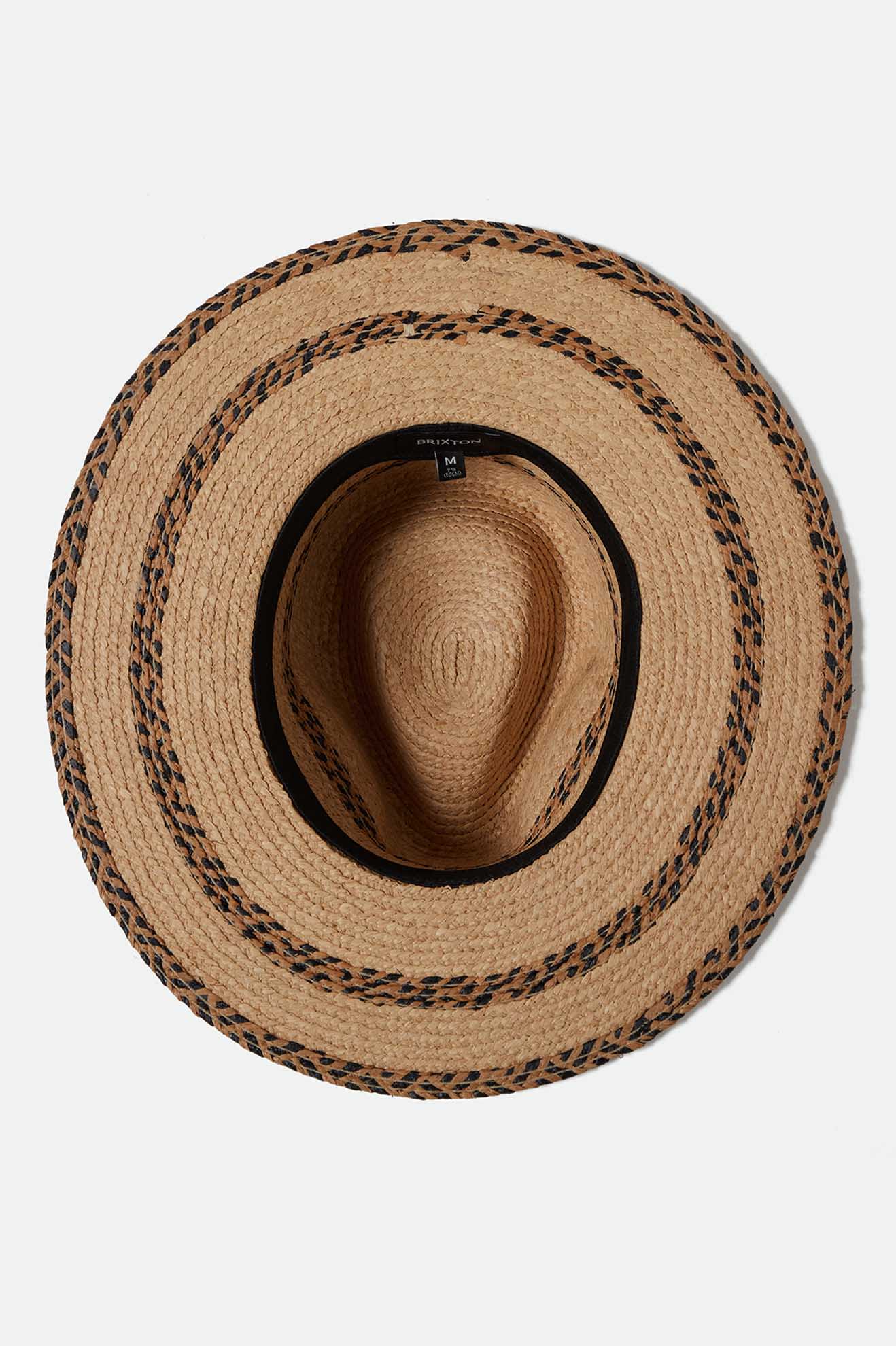 Cohen Straw Cowboy Hat - Tan/Black