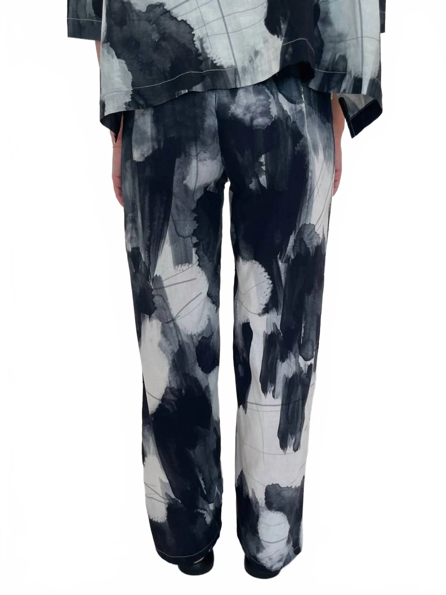 Alice Printed Pants In Black/white