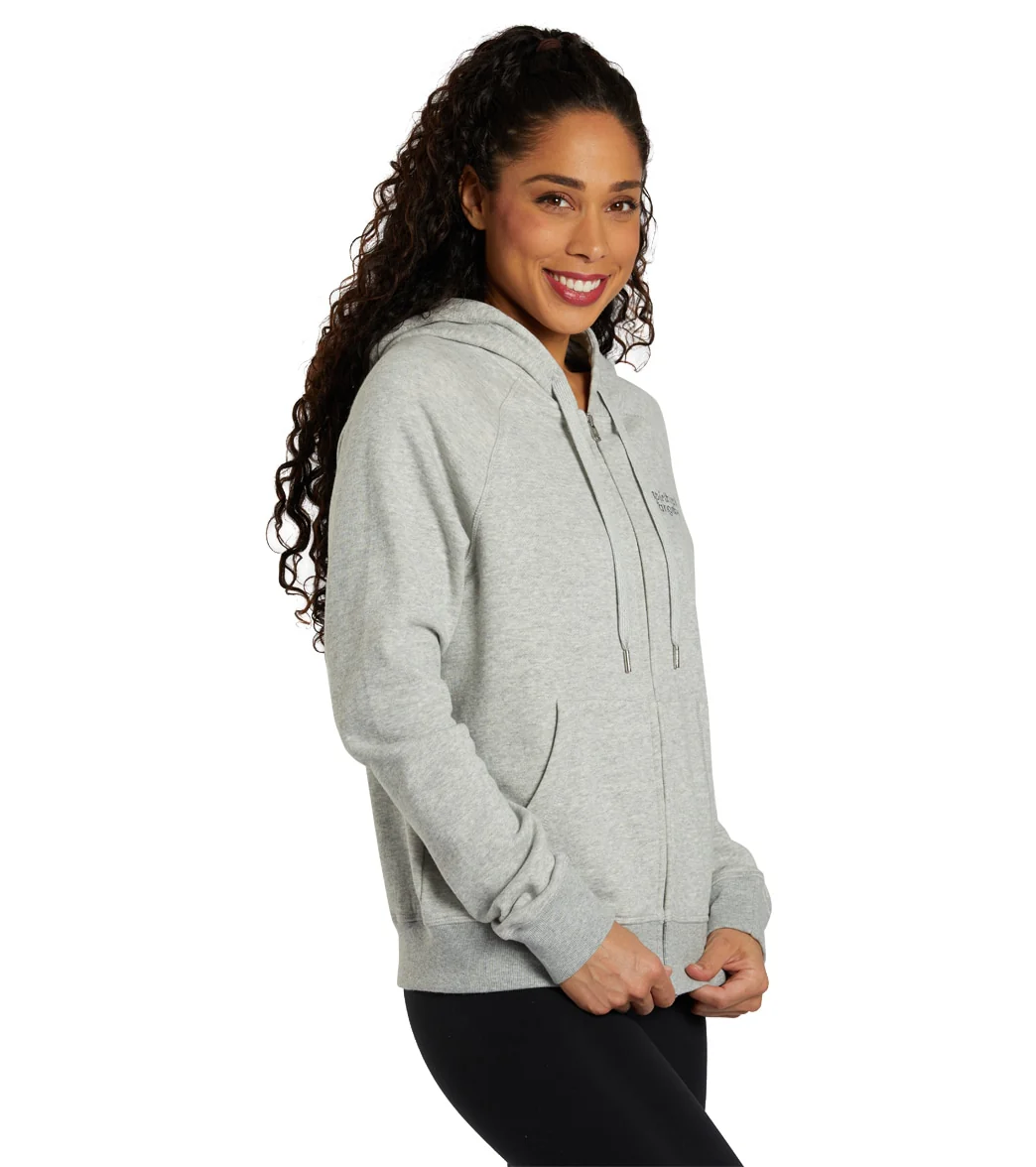 Spiritual Gangster Just Be Raglan Zip Hoodie