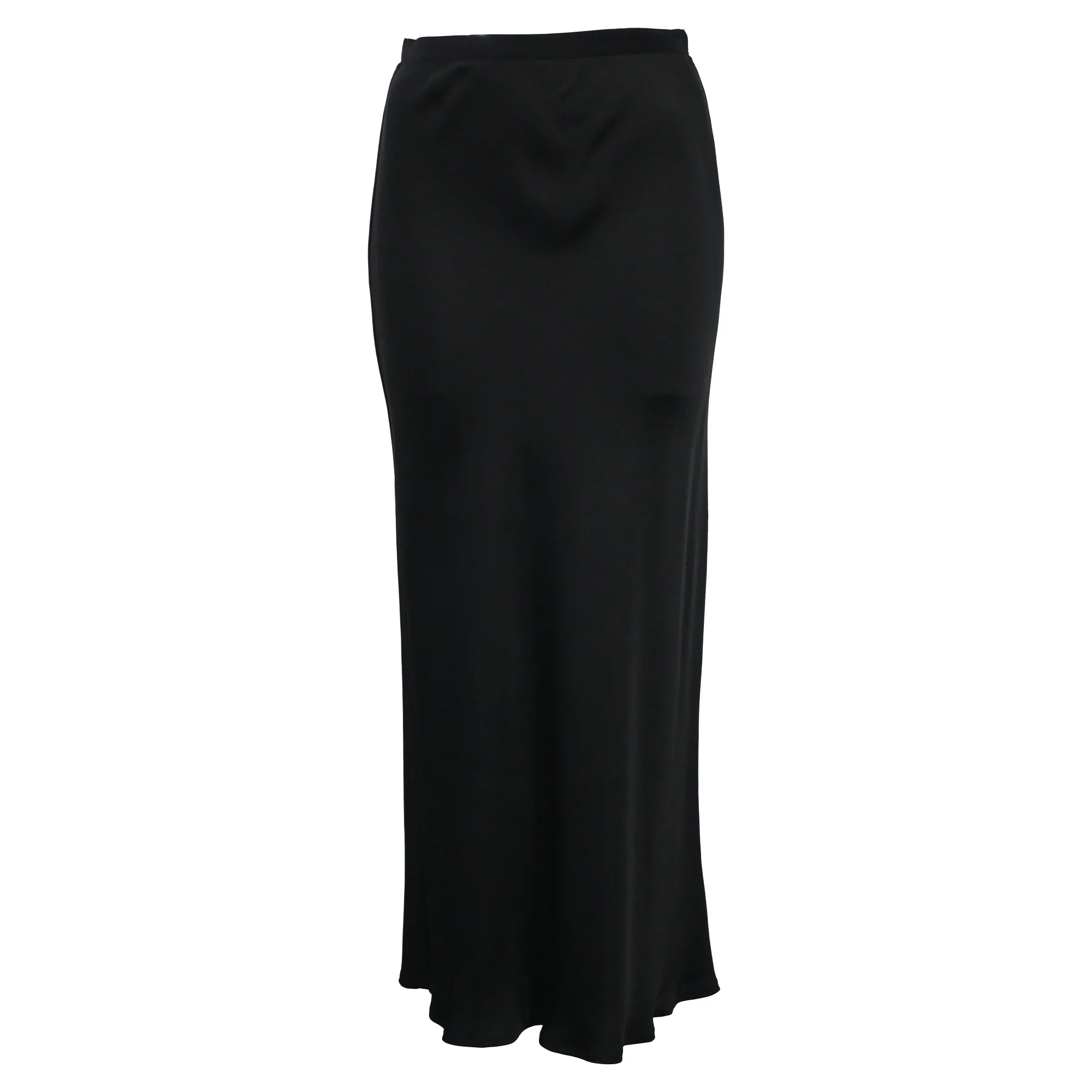 Anine Bing Maxi Skirt in Black Silk