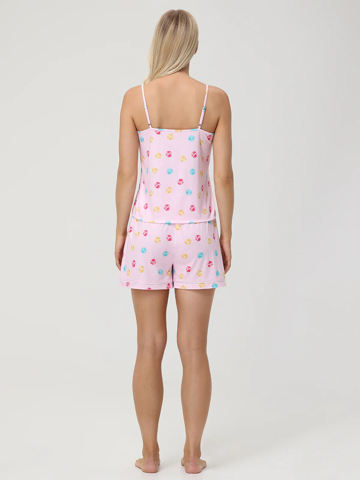 Lollipop Print Cami Short Pajama Set