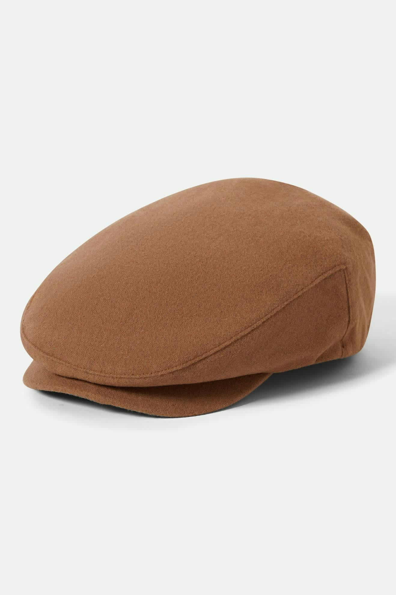 Hooligan Flat Cap - Camel Melton Wool