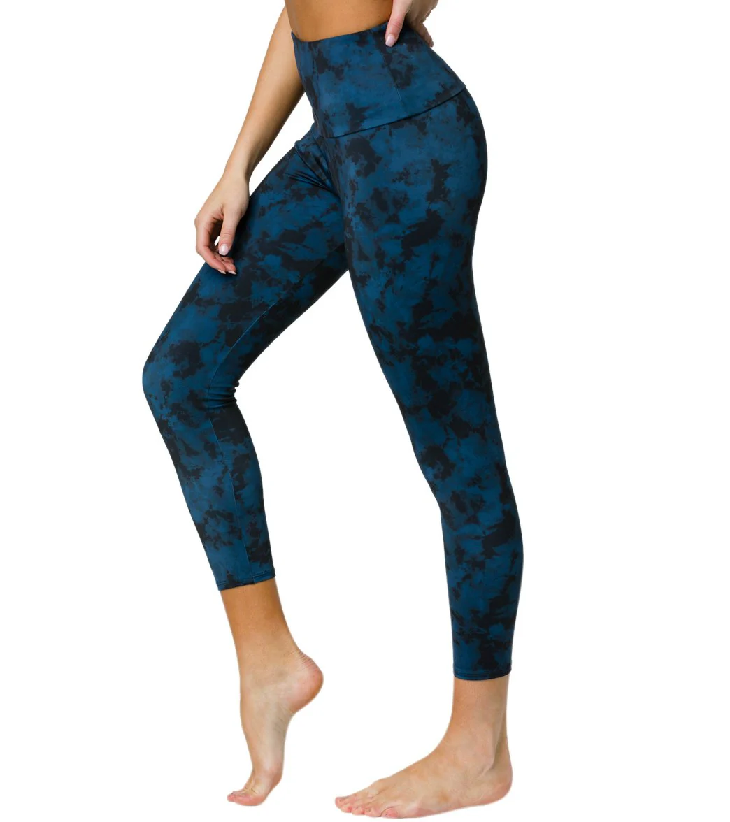 Onzie High Waisted Basic 7/8 Yoga Leggings Iron Wash