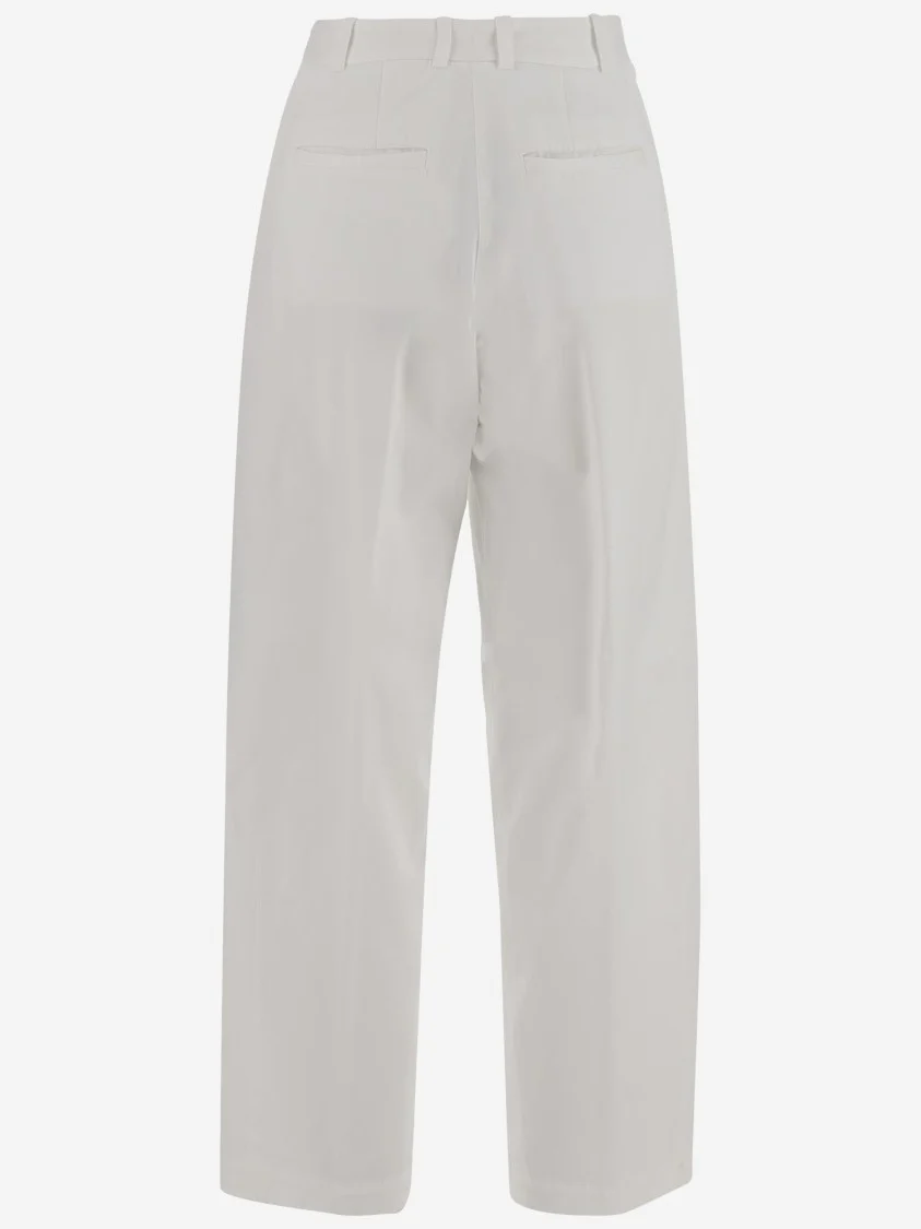 Stretch Cotton Pants