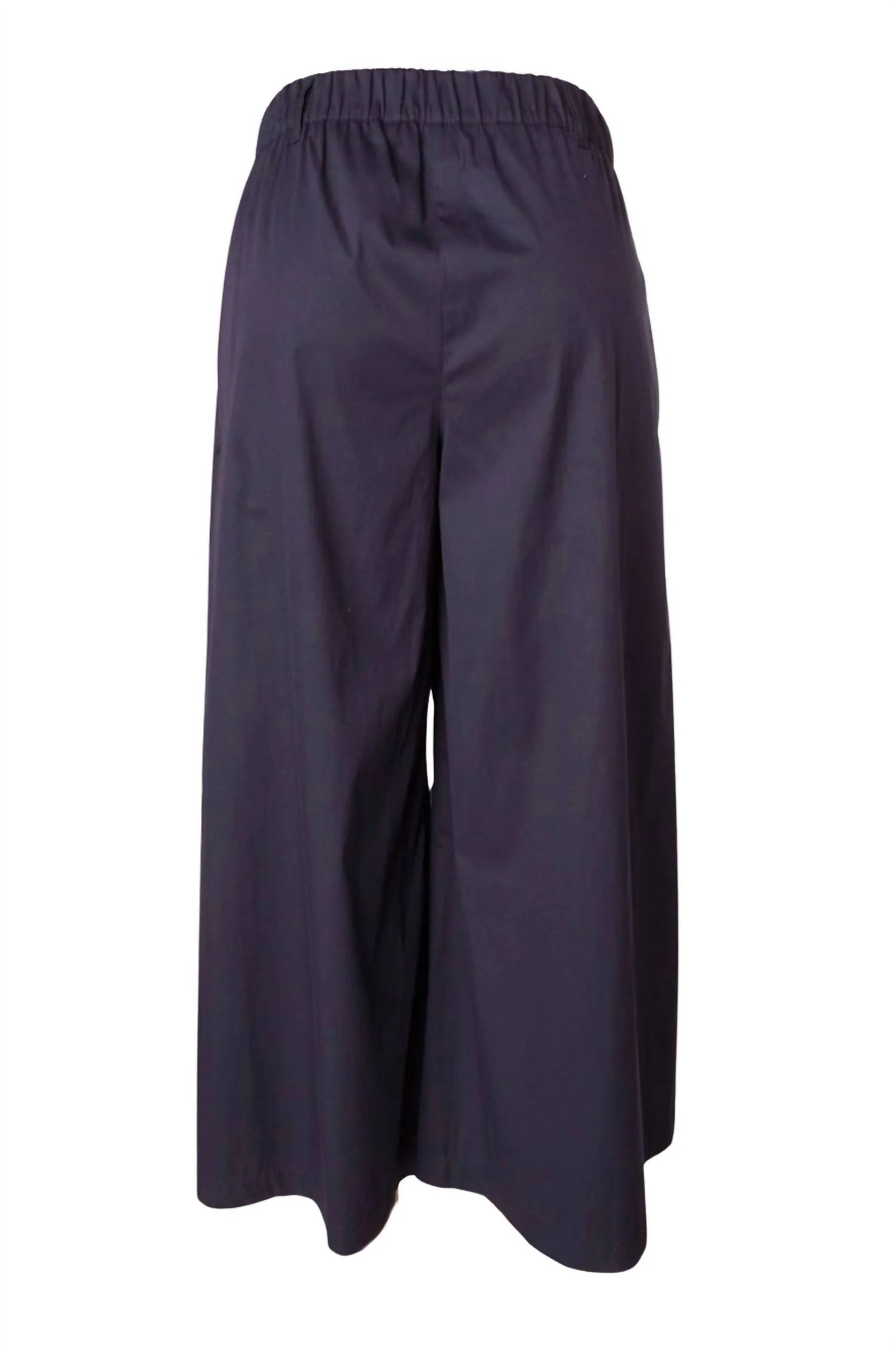 Women's Summer Culotte Pant In Dark Blue