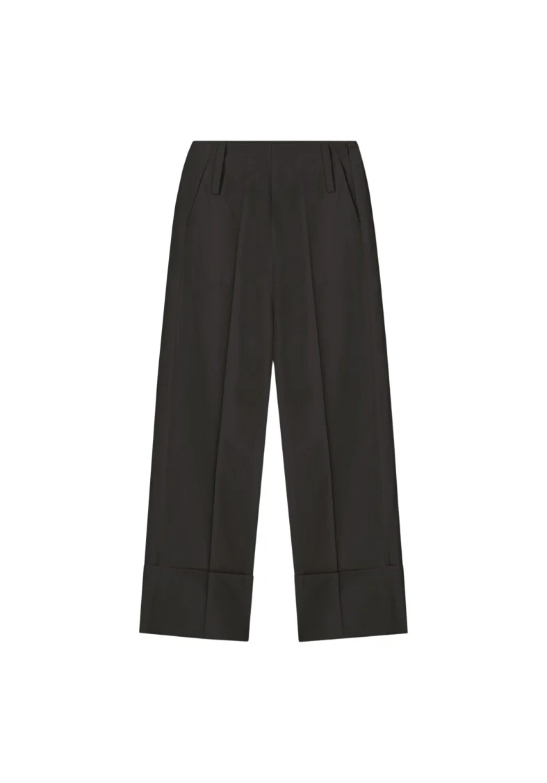 Chip - Wide Cuffed Poplin Pants