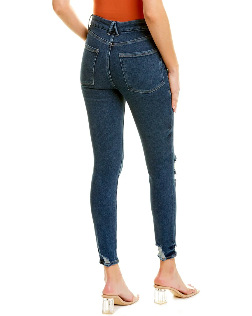 GOOD AMERICAN Good Waist Blue Skinny Jean
