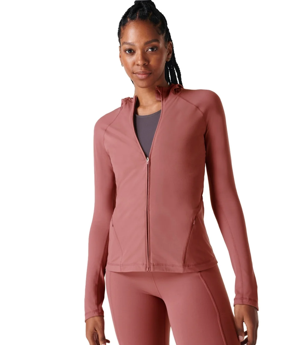Sweaty Betty Super Soft Workout Zip Through Hoodie