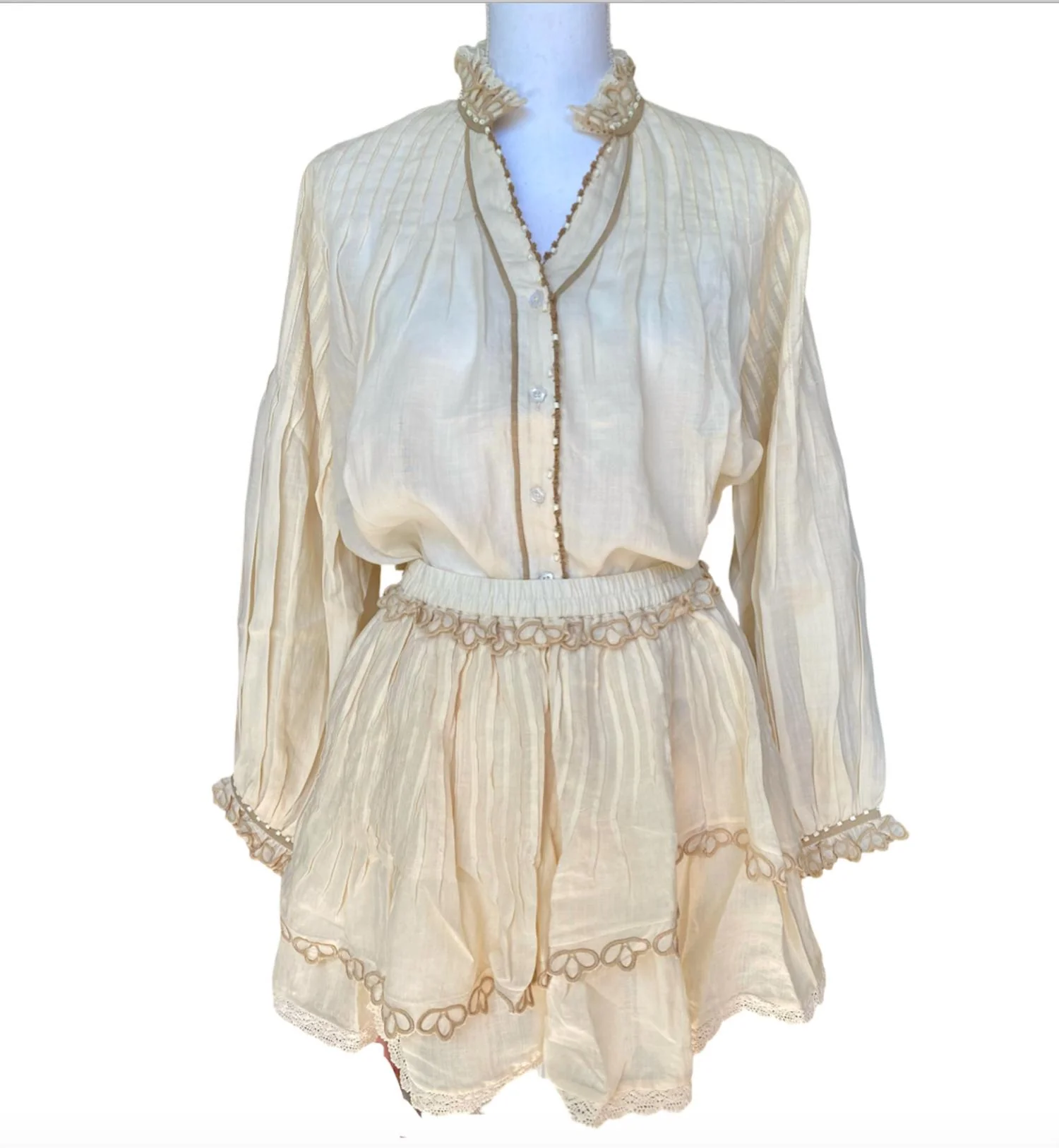 Charlotte Skirt In Ecru