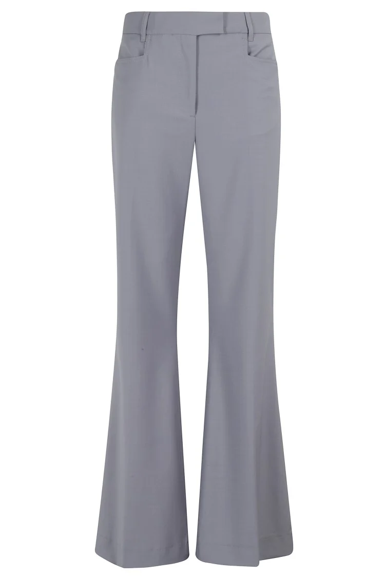 Flared Pants With Regular Waist