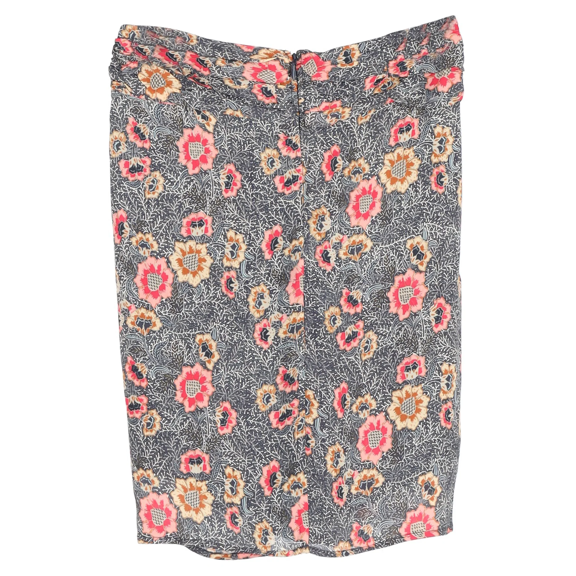 Isabel Marant Étoile Sevan Skirt in Floral Print Silk