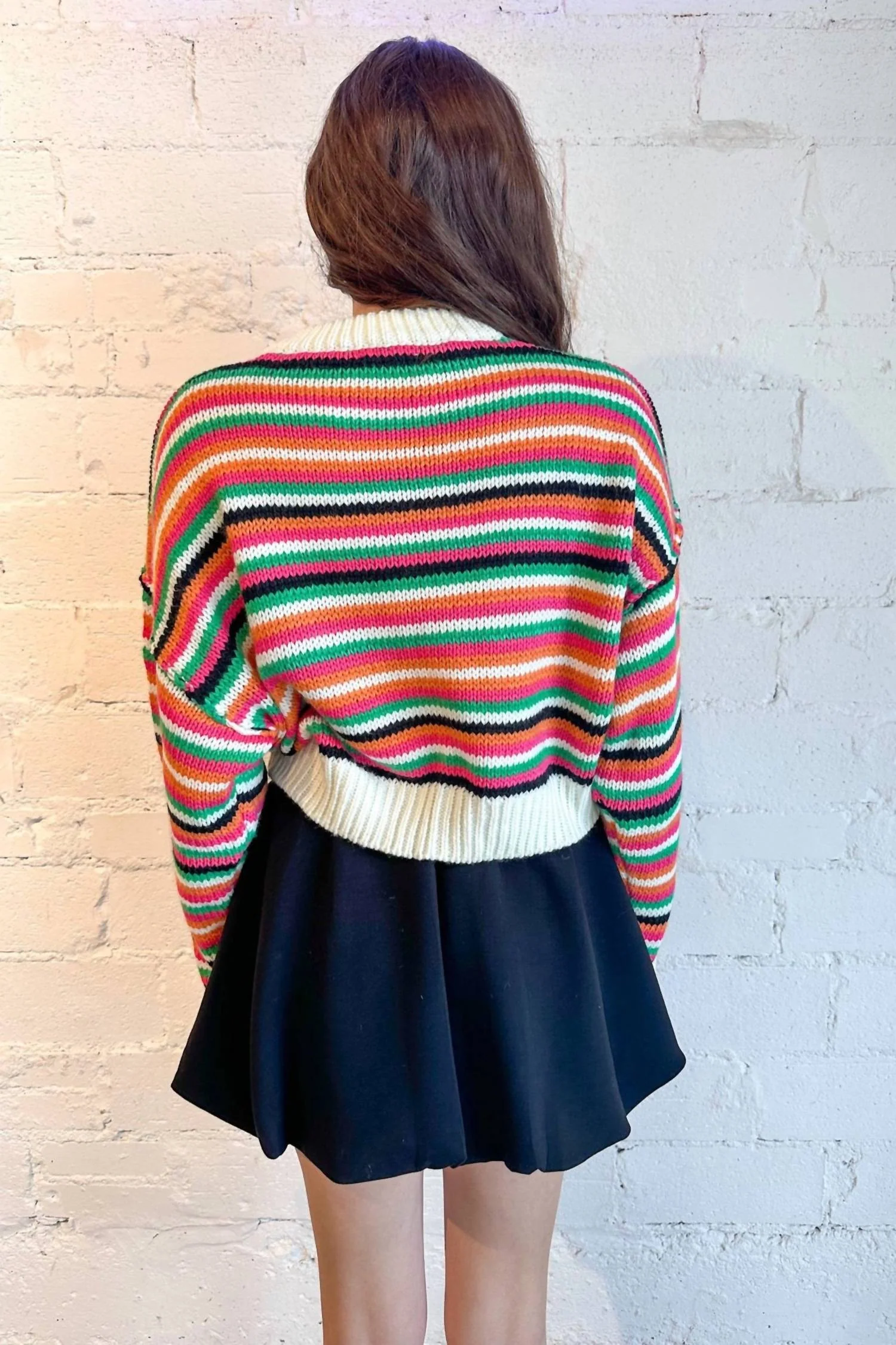 Scuba Mini Skirt In Black