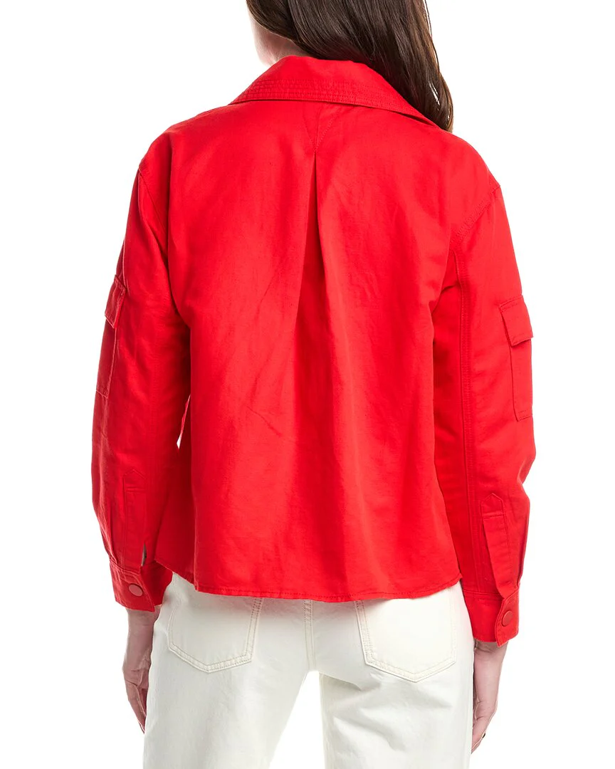 cabi Detour Linen-Blend Jacket