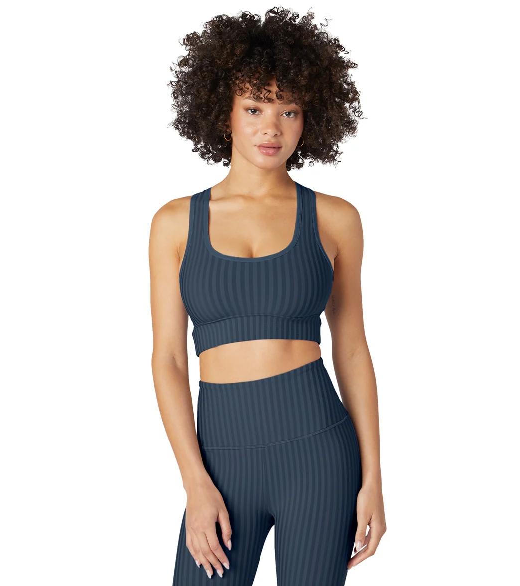 Beyond Yoga Work It Over Long Line Bra