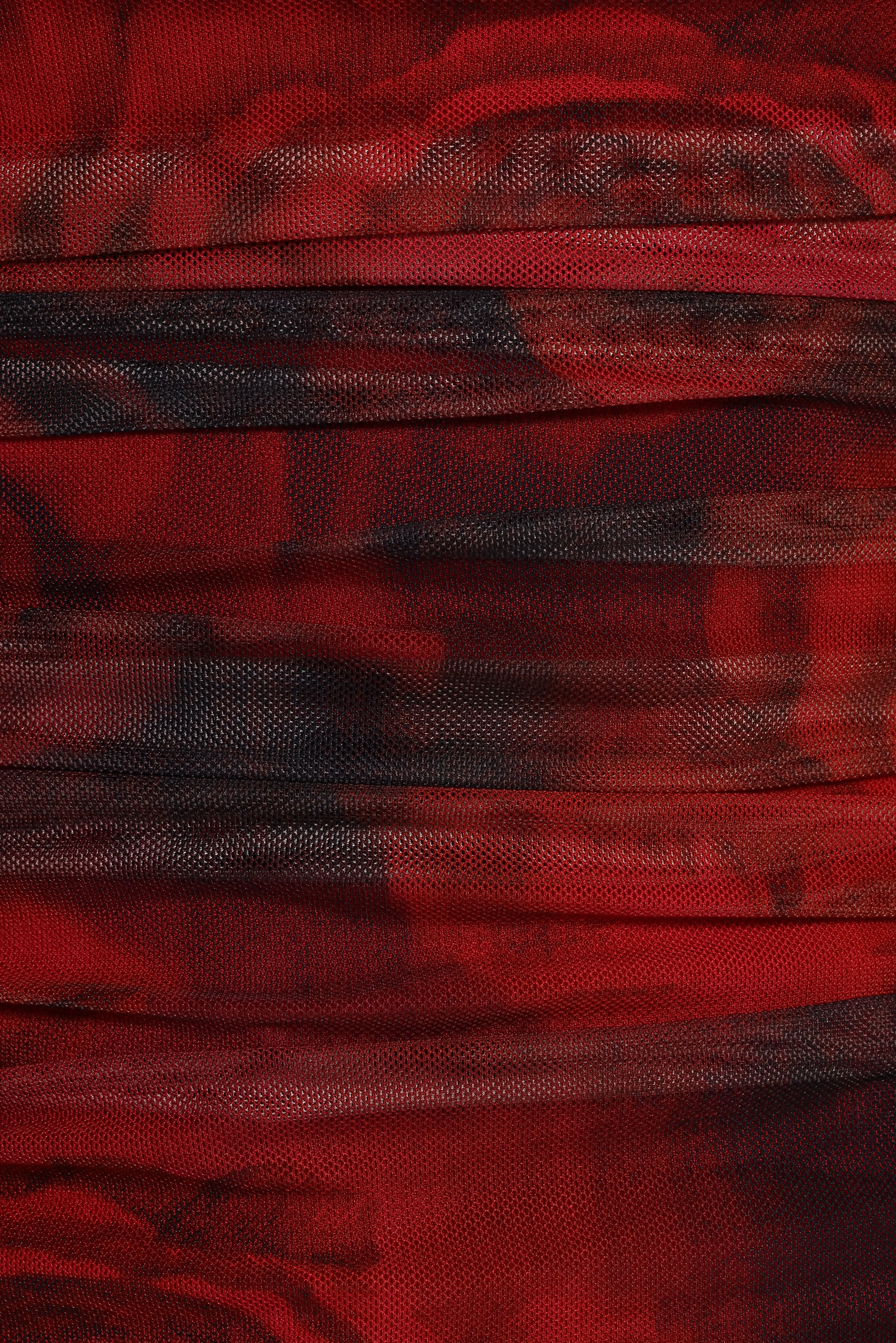 Koa Off Shoulder Top - Rose Print