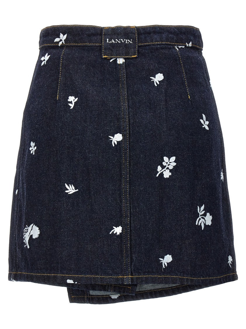 All-Over Embroidery Skirt