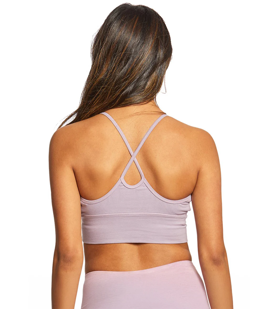 Hard Tail X Side Middy Yoga Sports Bra