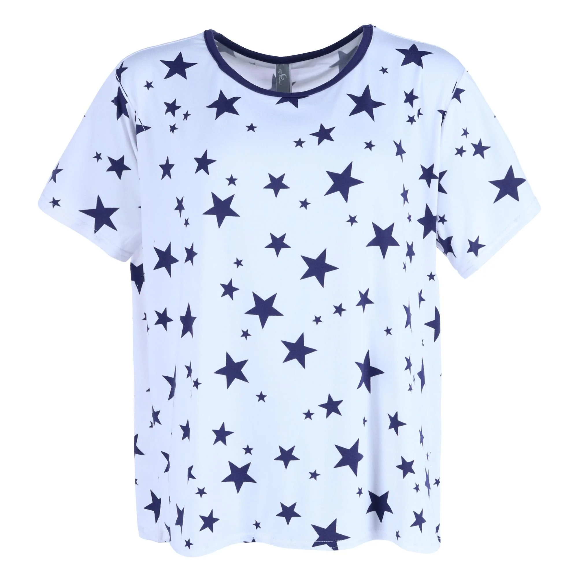 Women's Plus Size Star Print Short Pajama Set