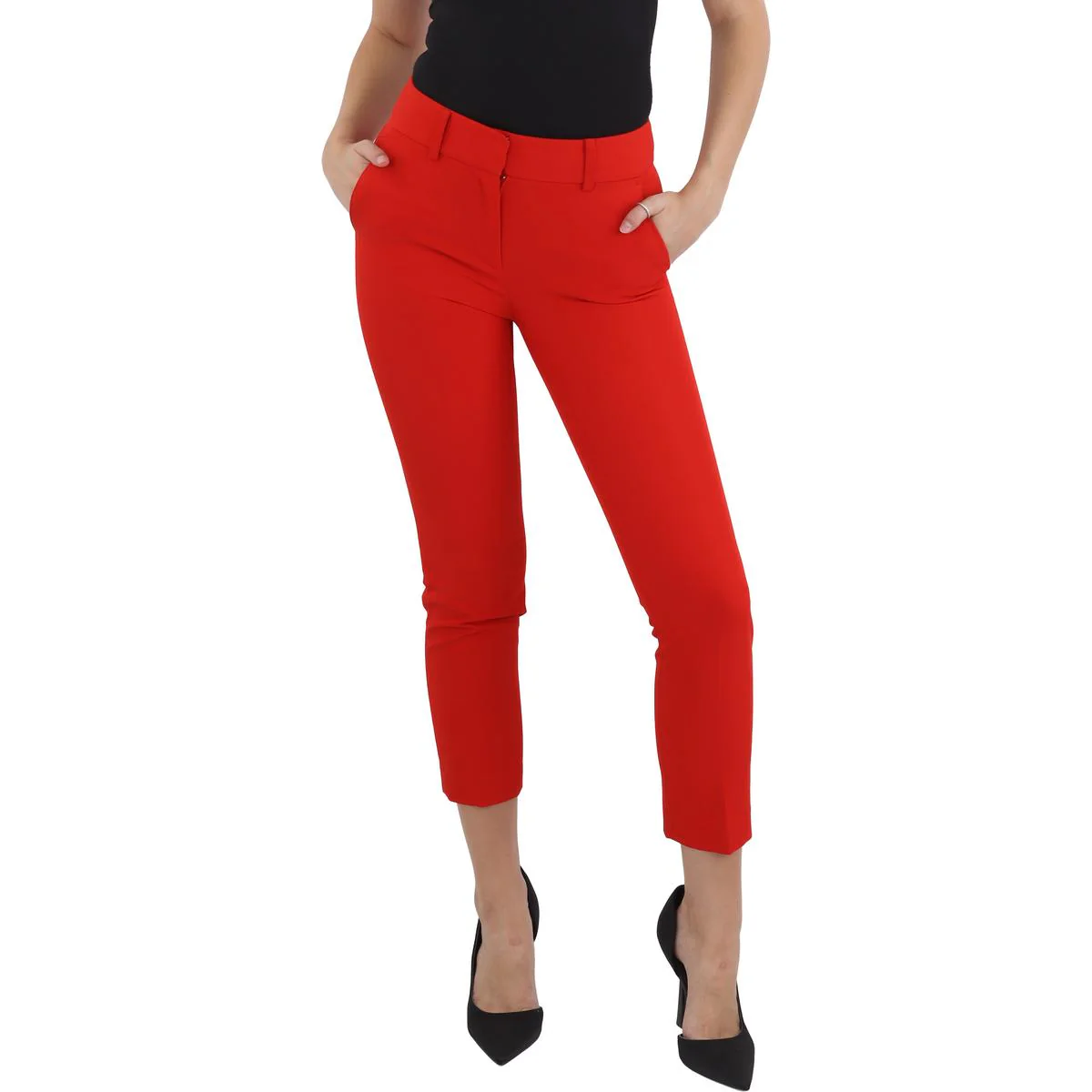 Nicola Cady Pant Womens Pocket Polyester Ankle Pants