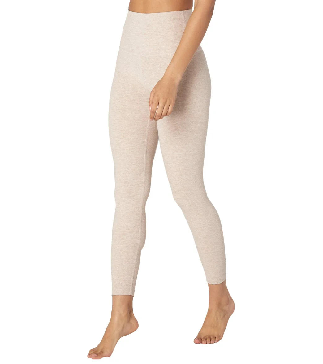 Beyond Yoga Spacedye High Waisted Caught In The Midi 7/8 Yoga Leggings Sand Swept/Desert Suede