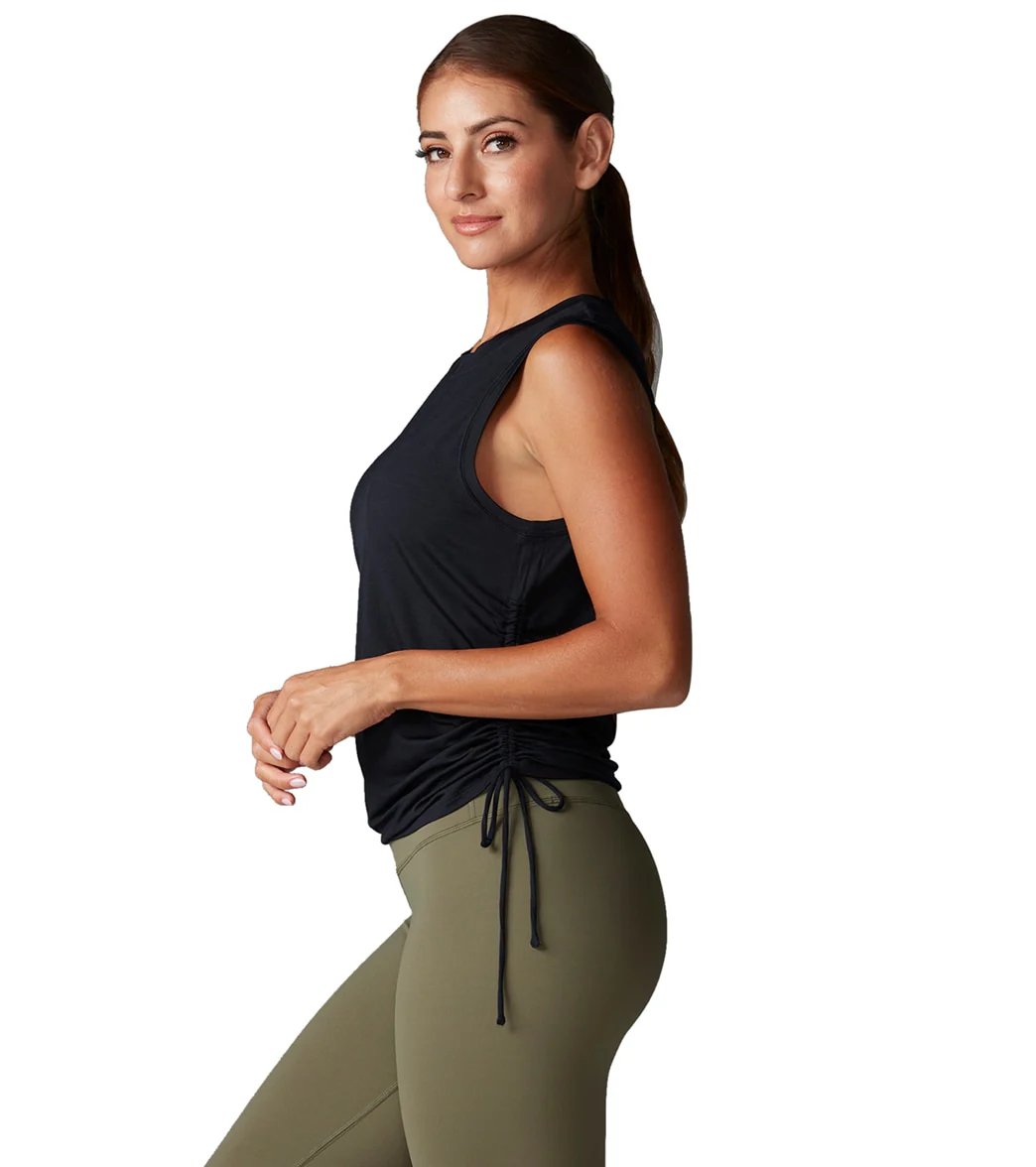 Tavi Crop Side Tie Tank