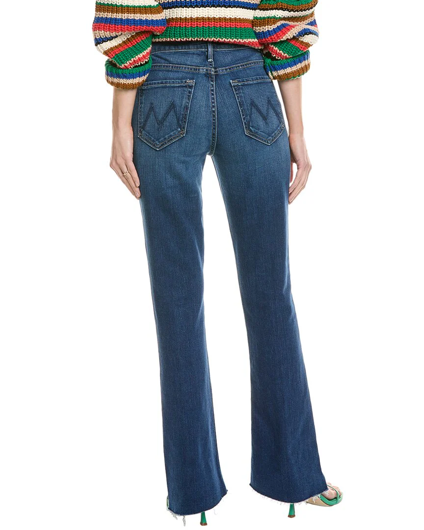 MOTHER The Runaway Step Fray Groovy Straight Jean