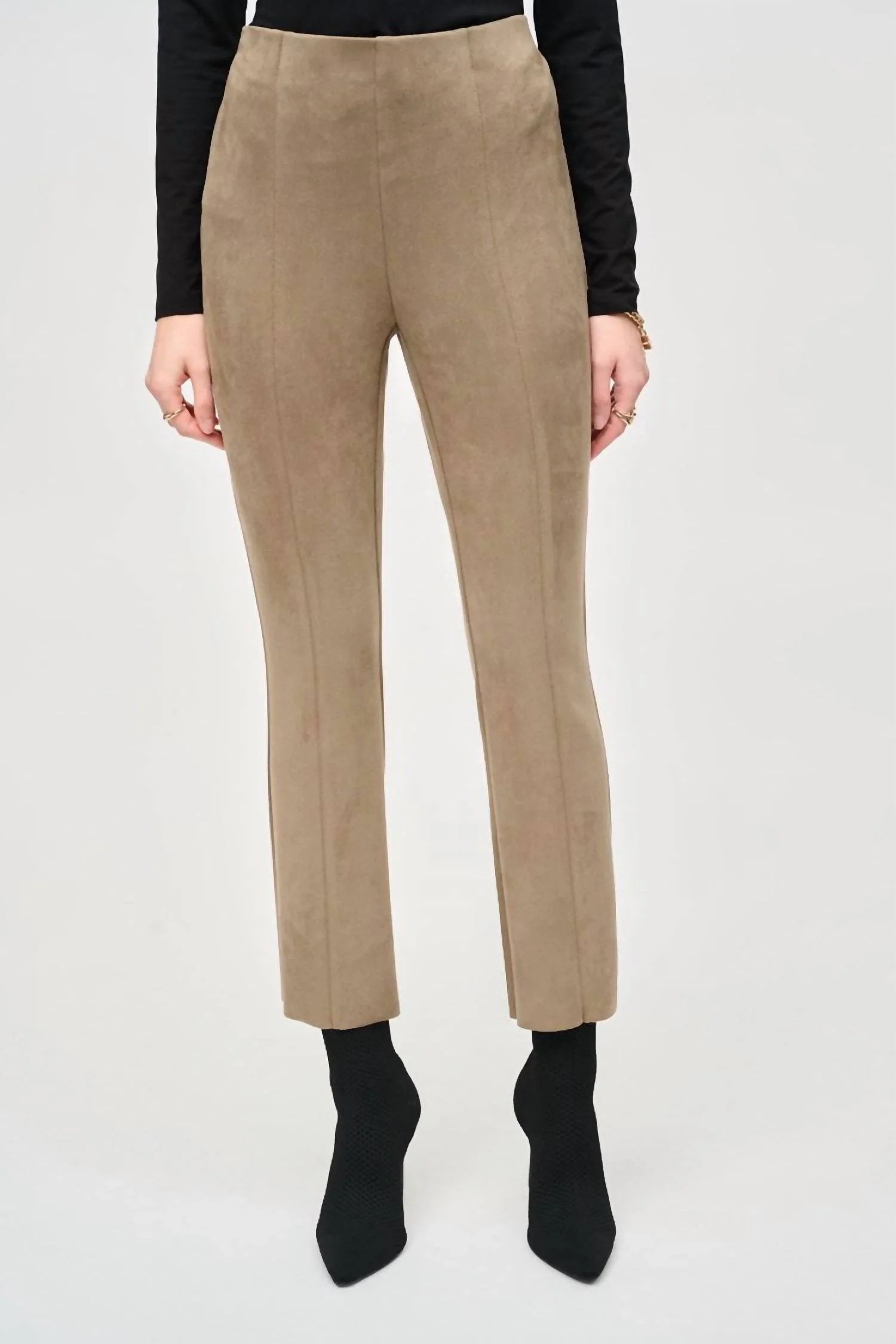 Scuba Suede Flared Pant In Java