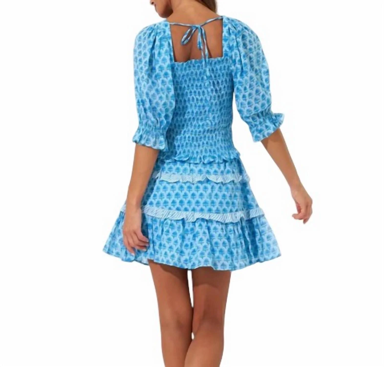 Flirty Skirt In Fern Blue