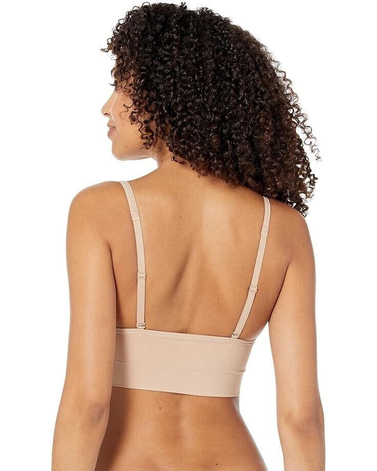 Spanx Ecocare Bralette Women 3X Toasted Oatmeal Everyday Shaping Longline ERK192