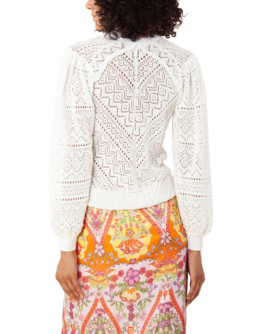 Hale Bob Draped Silk-Blend Skirt