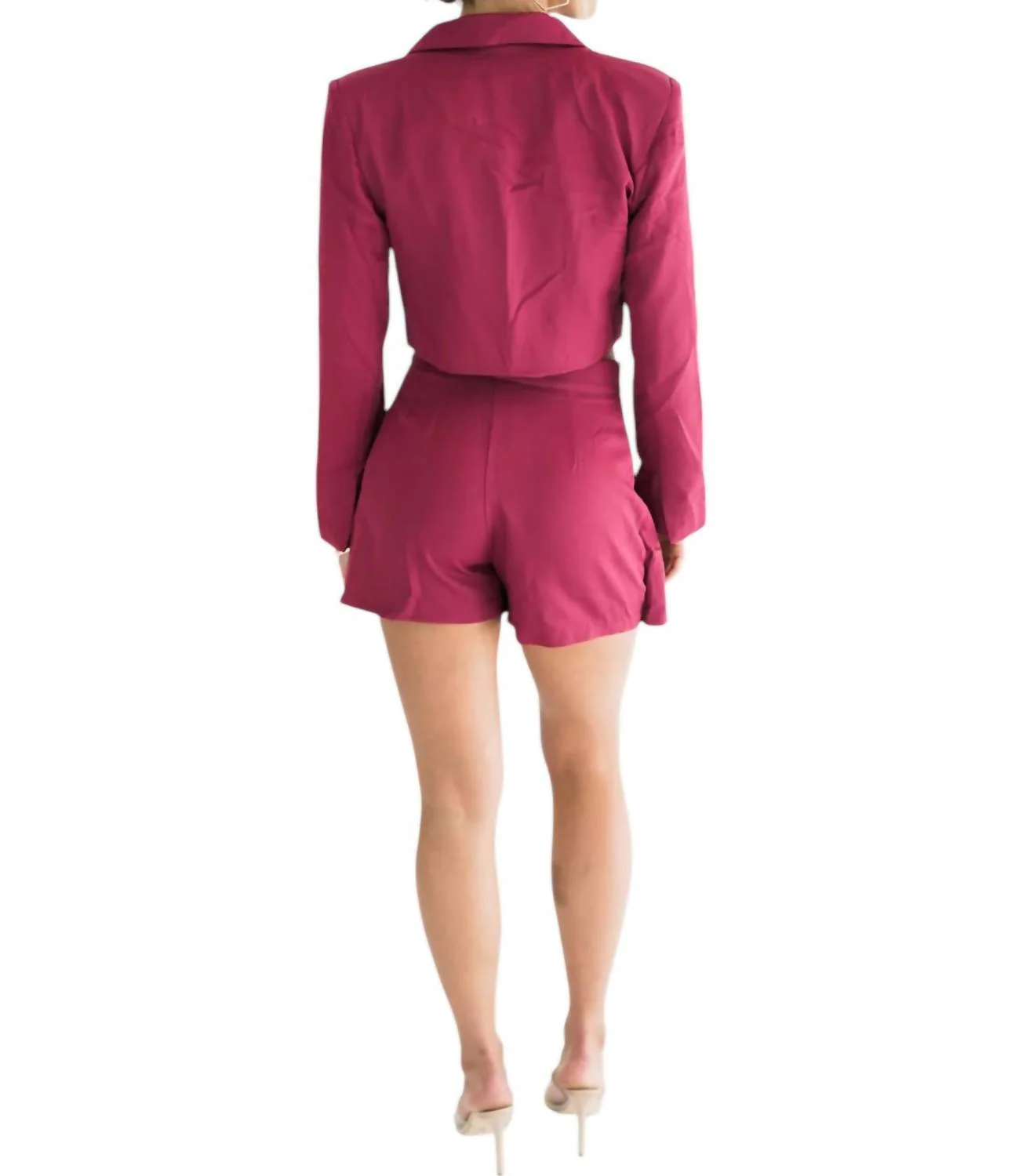 Avery Blazer And Skort Set In Red