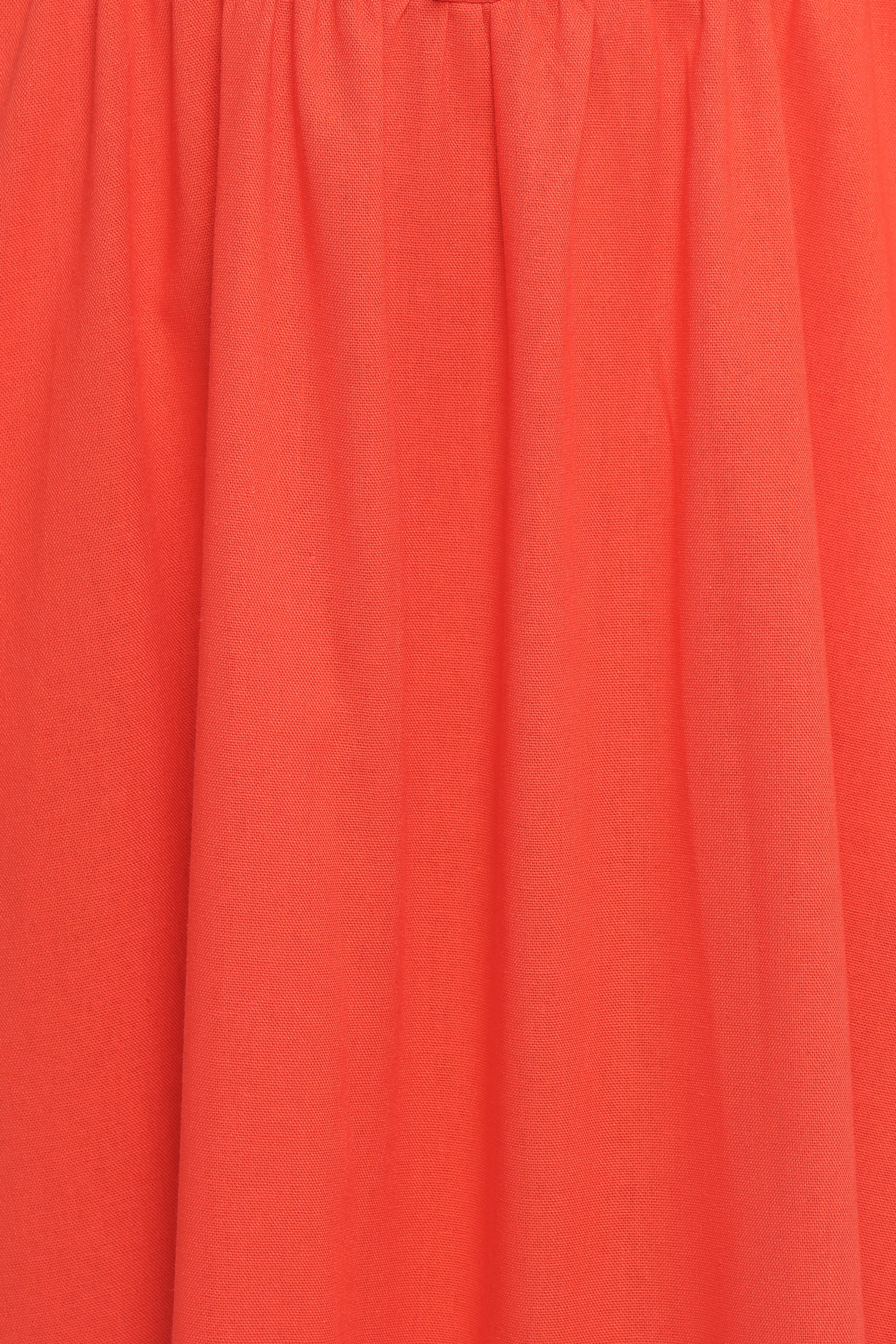 Kinslee Midi Dress - Coral