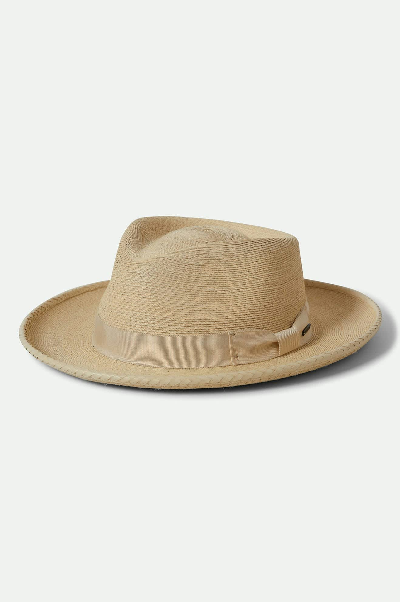Swindle Straw Fedora - Natural/Natural