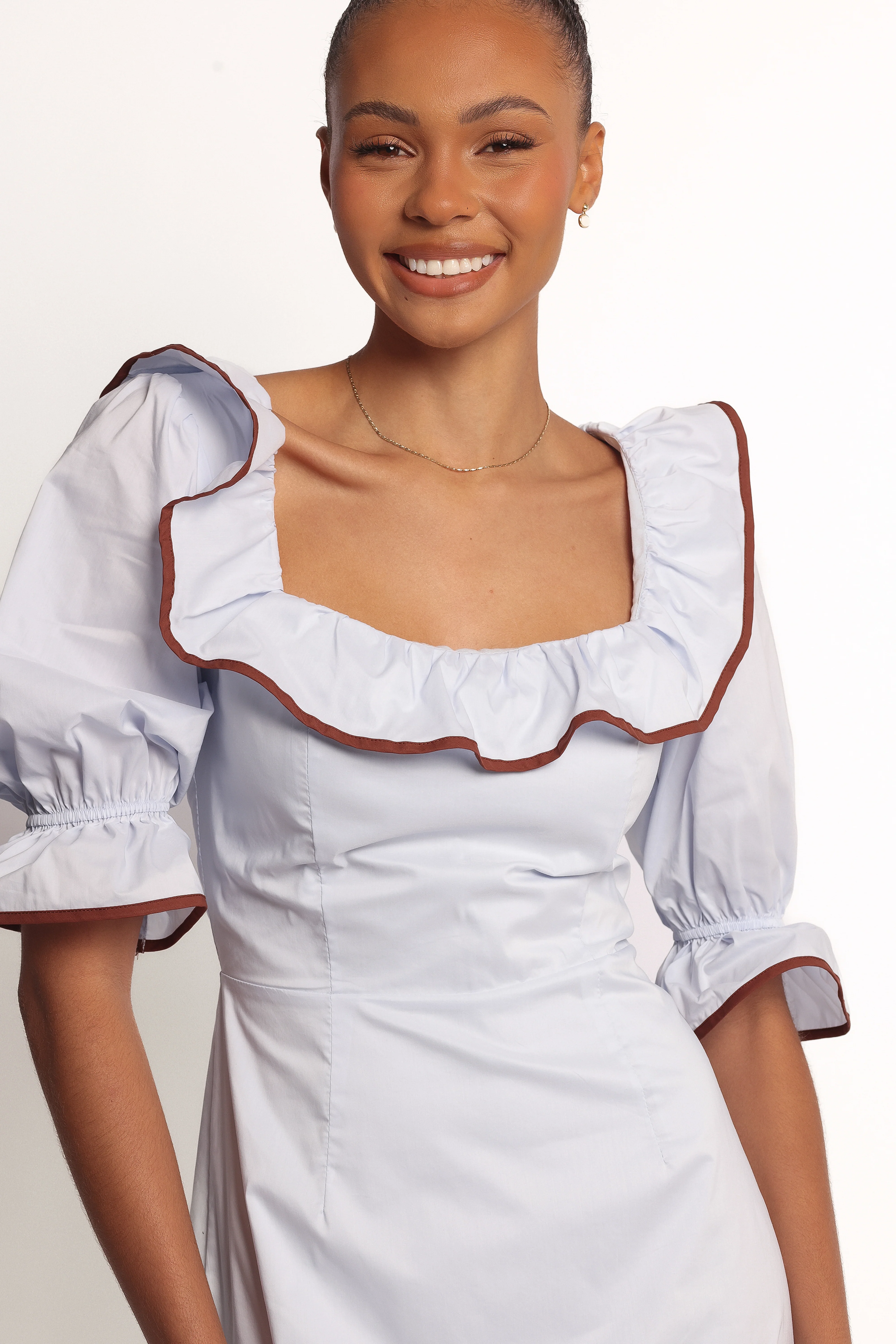 Marilla Mini Dress - Pale Blue