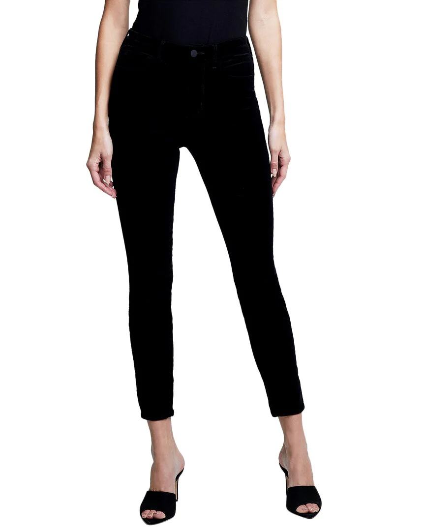 L'AGENCE Katrina Ultra High-Rise Skinny Jean Noir Jean
