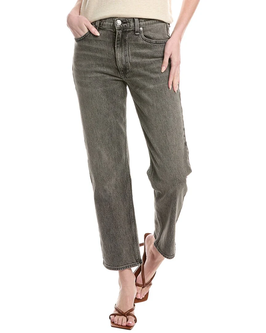 rag & bone Hattie Grey Straight Jean