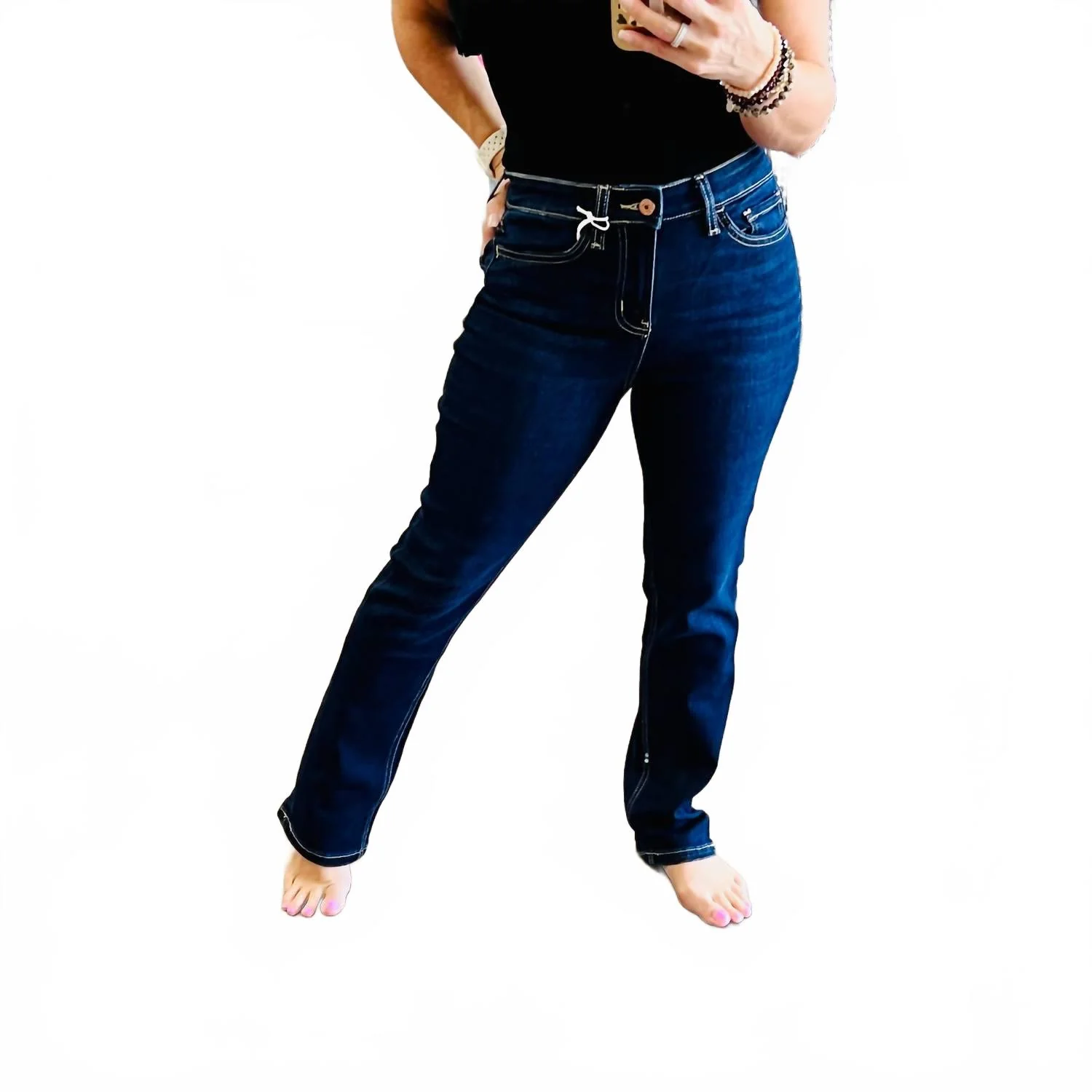 Enraptured Jeans In Dark Wash