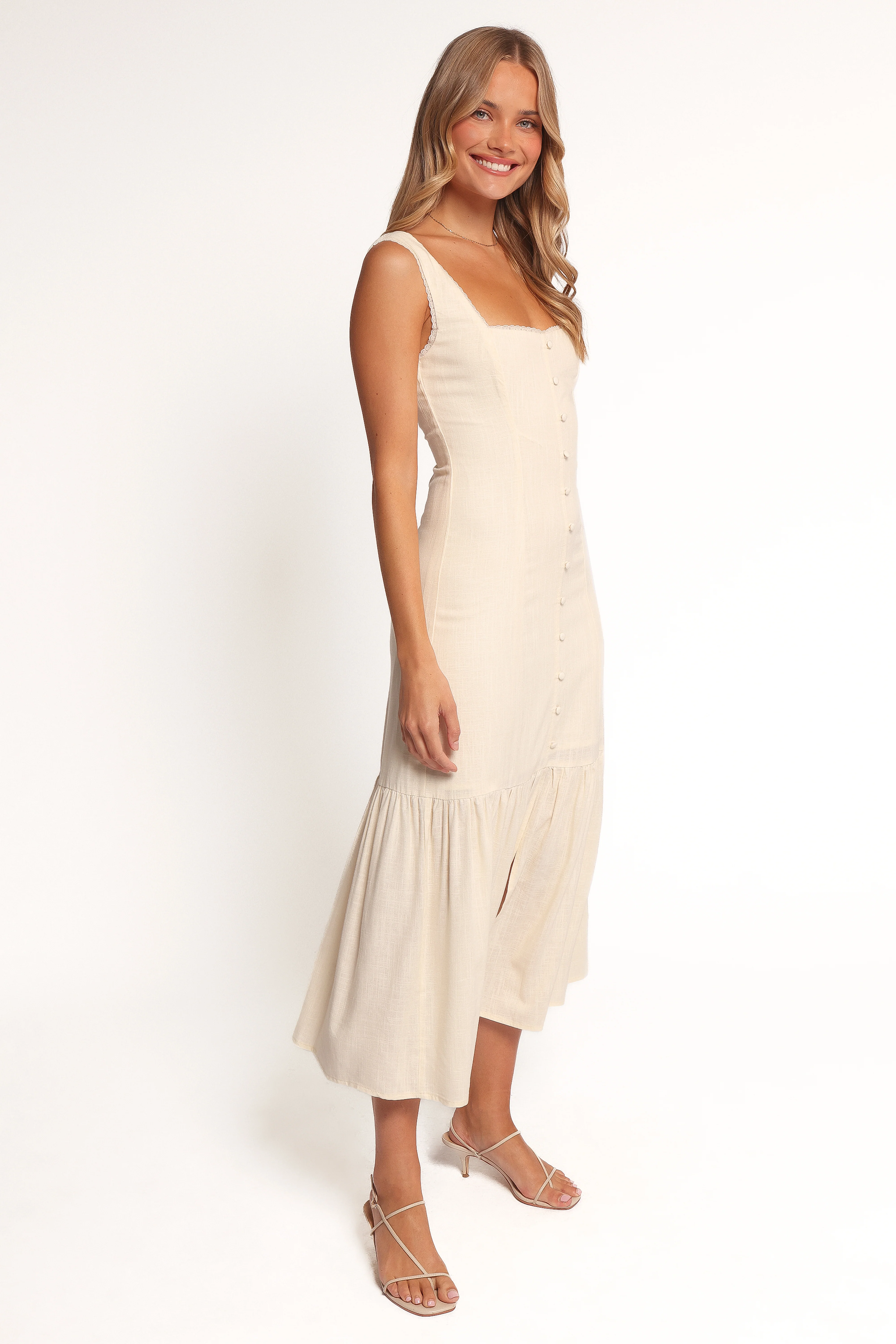 Brisa Maxi Dress - Cream