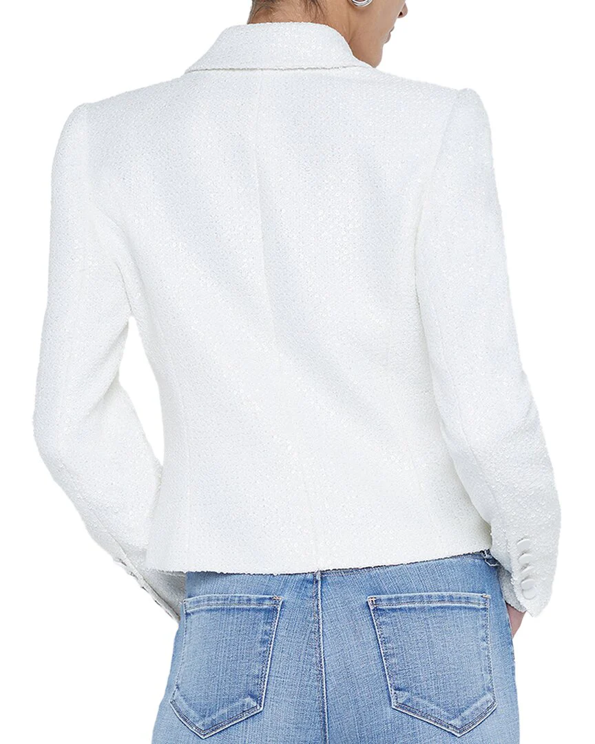 L'AGENCE Scarlet Crop Blazer