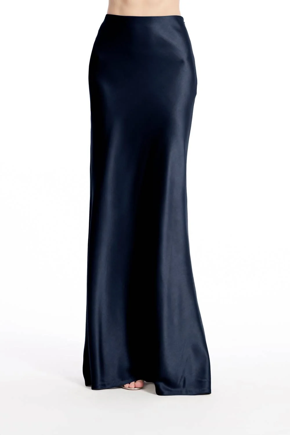 Long Midi Skirt In Navy
