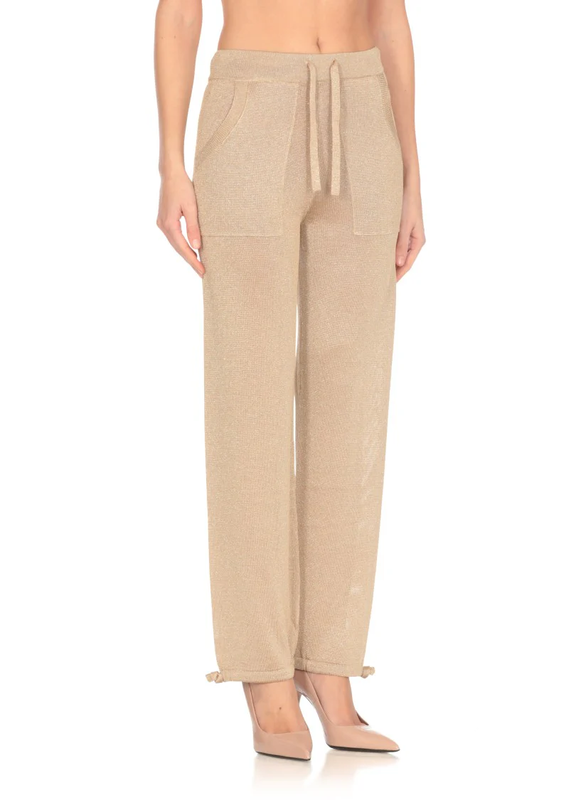 Golden Viscose Pants