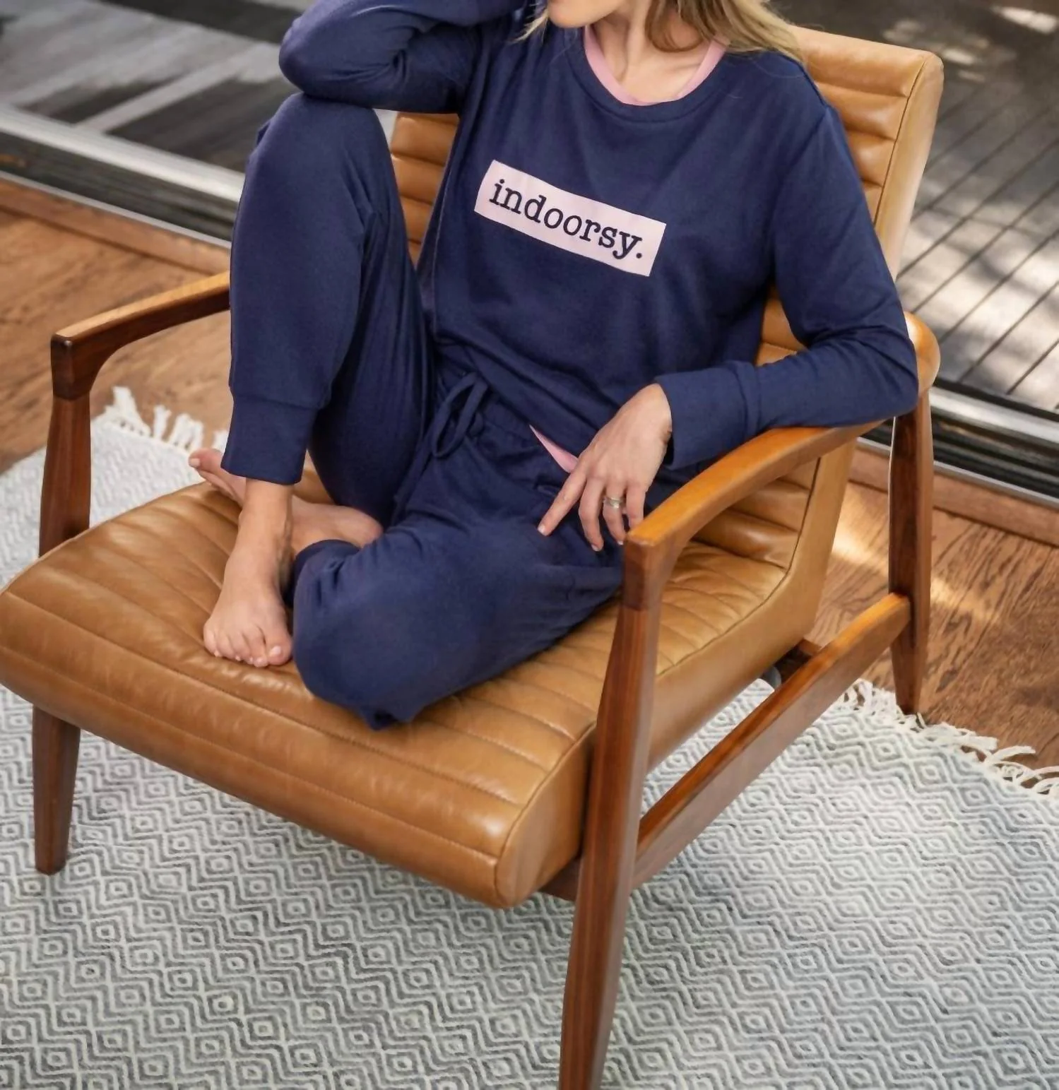 Indoorsy Jogger Set In Blue