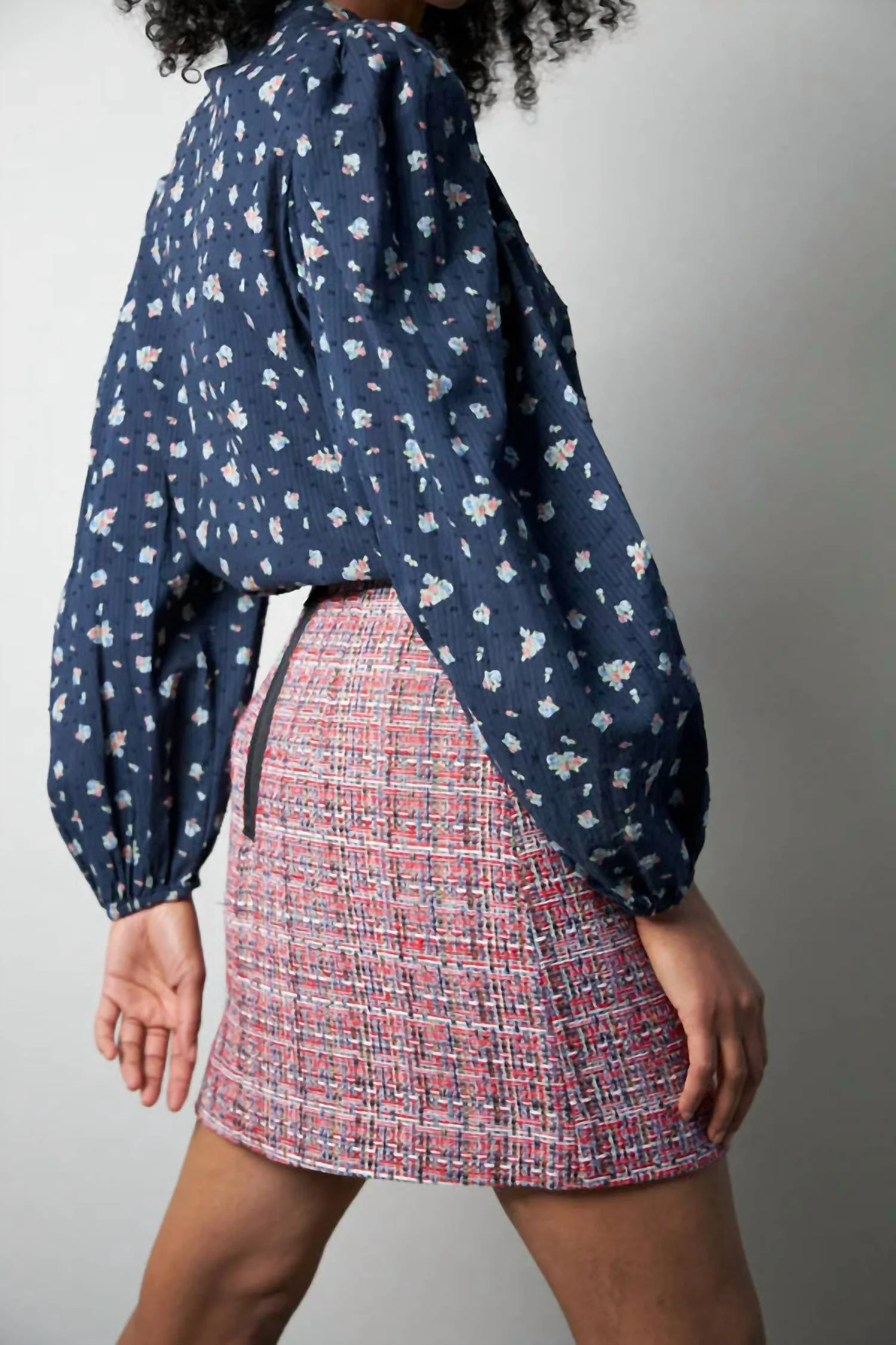 Aska Skirt In Red Mix