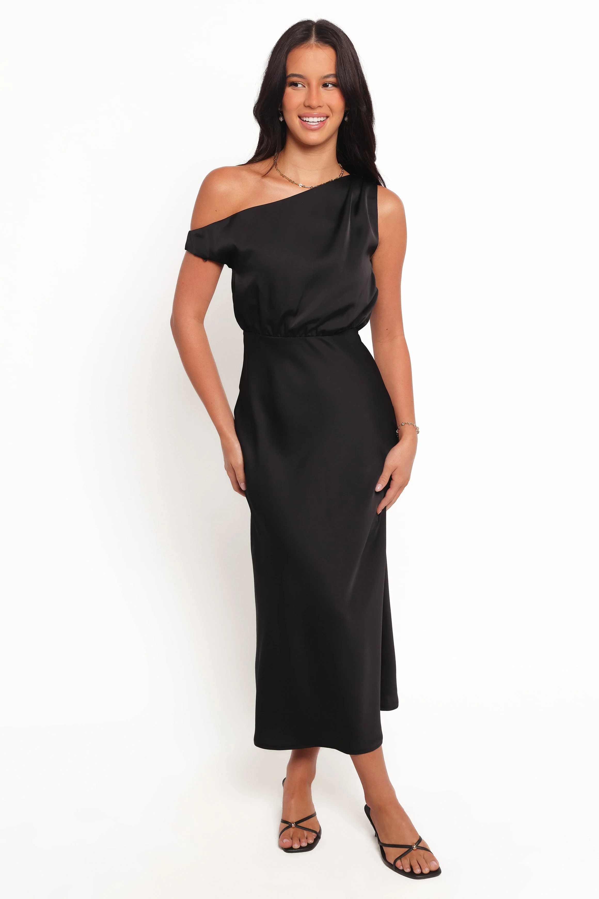 Clare Midi Dress - Black