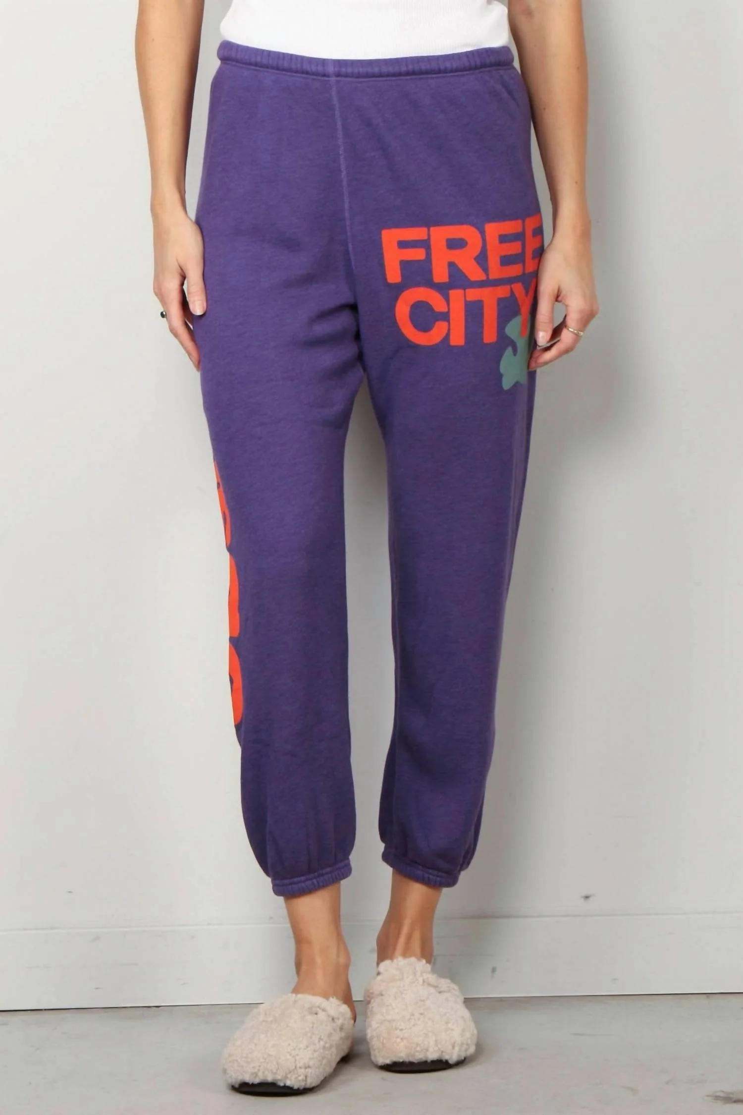 Circa'99 Og Letsgo Oldschool Sweatpants In Purple Floor