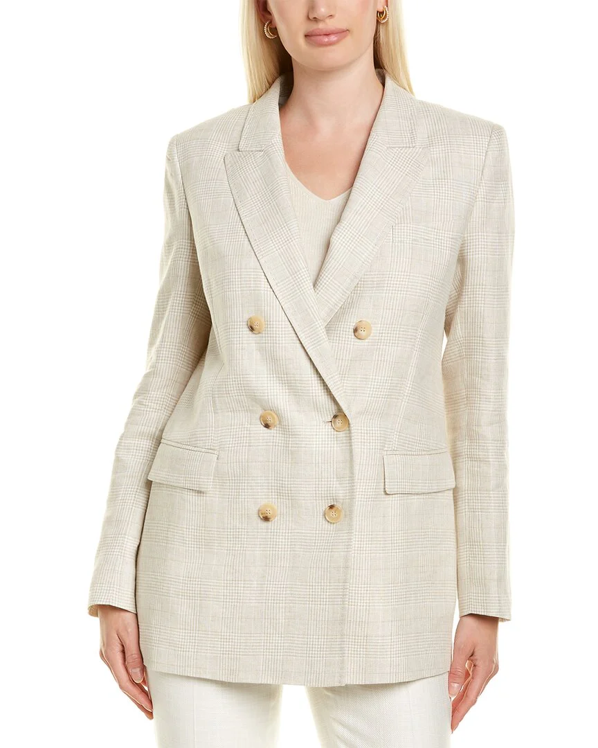 Lafayette 148 New York Slade Linen Jacket