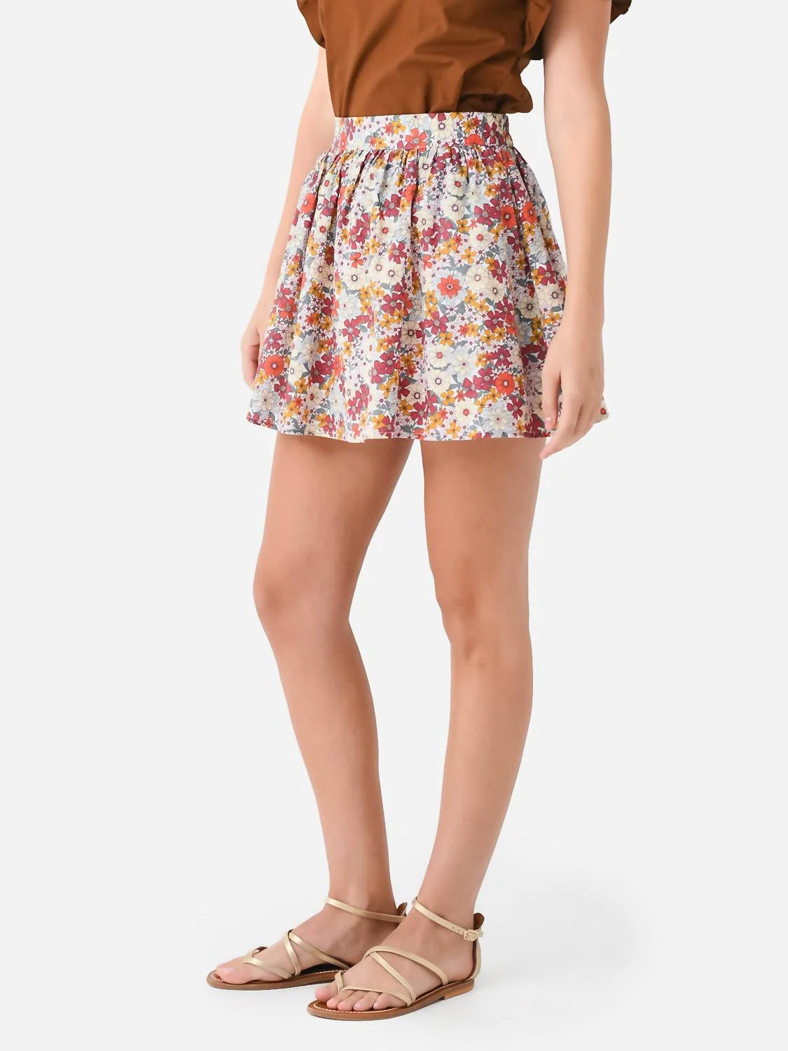 Lyric Mini Skirt In Floral